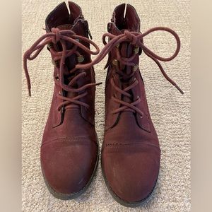 Madden Girl Burgundy Boot